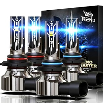 RENO 9005 9006 LED Headlight Bulbs Review - Bright and Durable