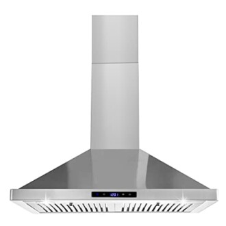 Wall Mount Kitchen Hood 30 inch Review - Ducted/Ductless Range Hood with Delayed Shutdown Function